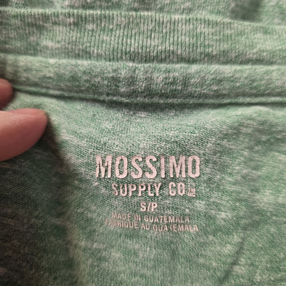 🌻 Mossimo Supply Co. Light Green Short Sleeve Tee Sz S - Picture 3 of 4